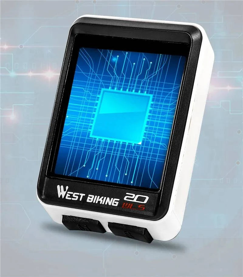 WEST BIKING 2.8 inch Bicycle Computer Large Screen Speedometer Wireless Wired Waterproof Sensor Cycling Odometer Bike Computer - Property & Safety Tradings