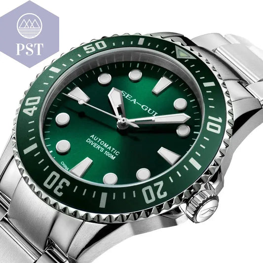 Seagull 6105 Automatik Taucheruhr mit Saphirglass Armbanduhr PST PS Tradings  PST PS Tradings  PST PS Tradings Seagull 6105 Automatik Taucheruhr mit Saphirglass Armbanduhr