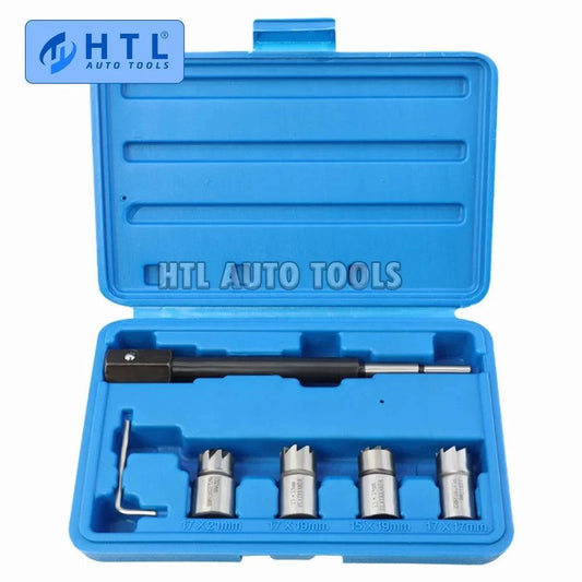 5PC Diesel Injector Seat Cutter Remover Removal Tool Kit For Delphi Bosch BMW Merc CRD PSA Ford Fiat Peugeot Cutter Cleaner tool - PST PS Tradings