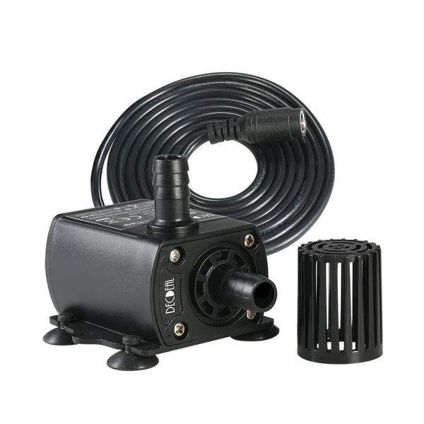 Decdeal Ultra-quiet Mini DC12V 10W Brushless Water Pump with 5.5*2.1mm Female Waterproof Submersible Fountain Aquarium - PST PS Tradings