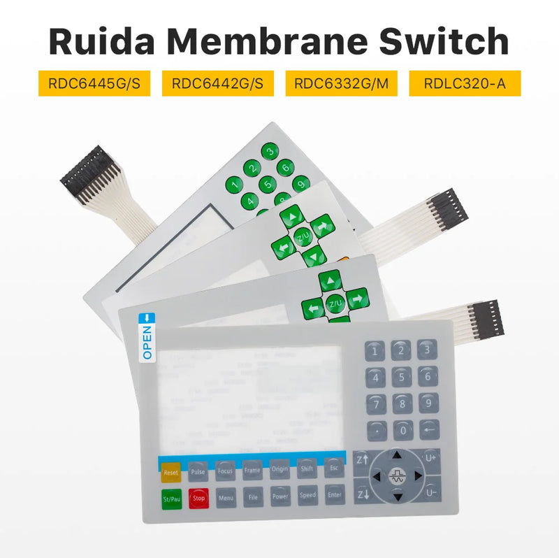 Ruida Membrane Switch for RDC6445S RDLC320-A RDC6332G RDC6332M RDC6442S RDC6442G Key Film Keyboard Mask