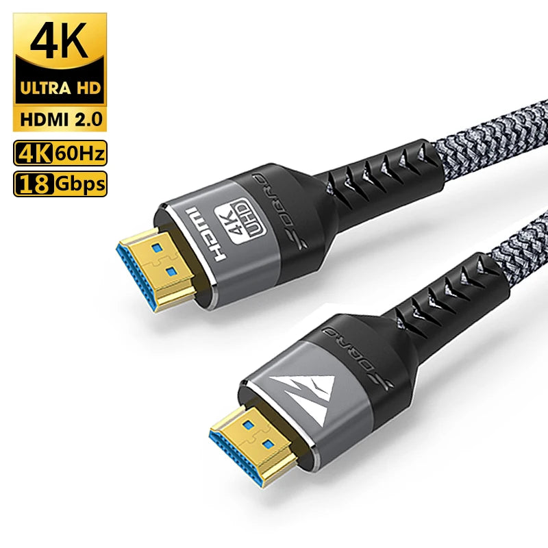 HDMI-Kabel 8K 60Hz HDMI-kompatibel Ultra HD 1080P 4k@120Hz High Speed Video Audio HDMI 2.1 Kabel für PS4/5 TV Laptop Monitor