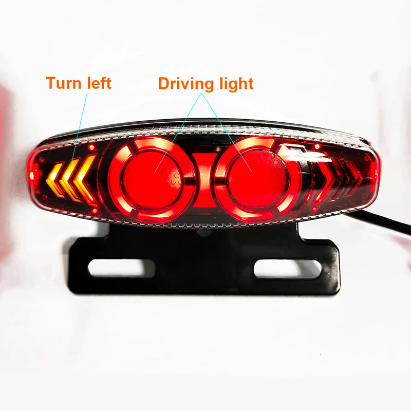 EBKE Ebike Electric Bicycle Frontlight Rearlight Turn Signal Brakelight Set 24V 36V 48V 52V For Mountain City Folding Road Bike - Property & Safety Tradings