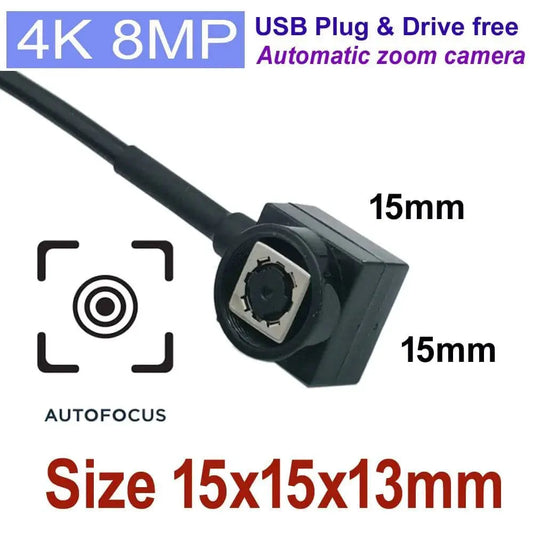 4K 500W OTG Mini Camera Zoom AF Auto Focus Micro USB Module Camcorder 8MP 5MP Automatic Focus Lens for Use Android Mobile Phone - Property & Safety Tradings