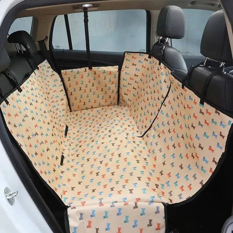 CAWAYI KENNEL Dog Carriers Waterproof Rear Back Pet Dog Car Seat Cover Mats Hammock Protector with Safety Belt Transportin Perro - Property & Safety Tradings