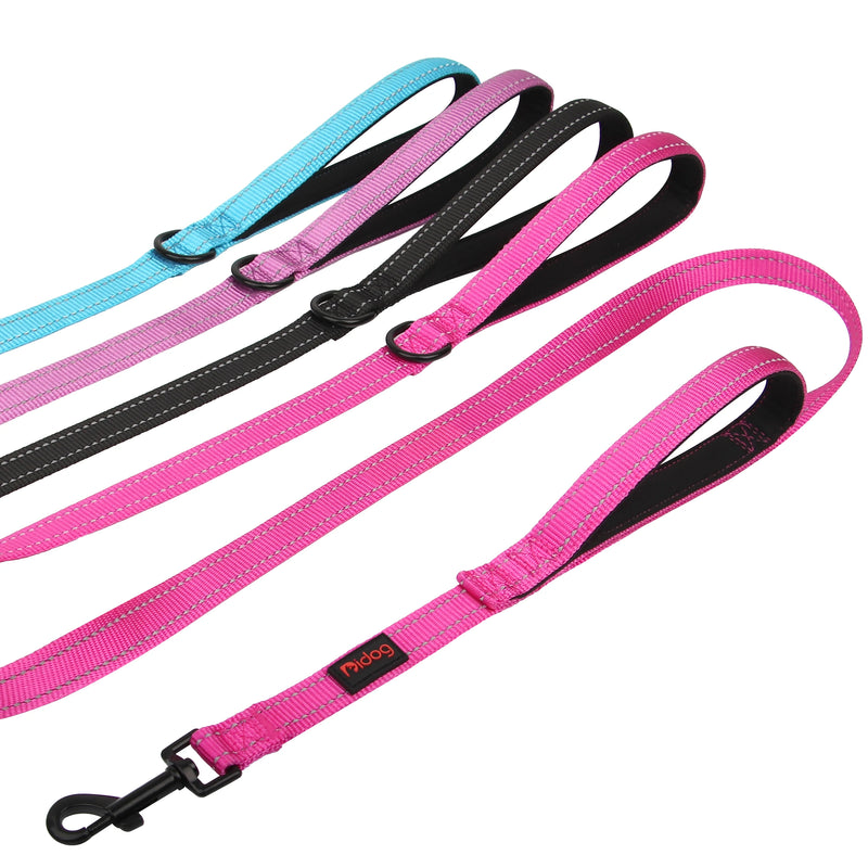 5ft Double Handle Nylon Padded Dog Leash Reflective Pet Leashes Lead for Medium Lagre Dogs Walking Training Dog Accessories - PST PS Tradings