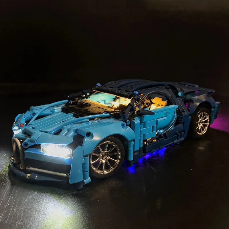 1:14 Technical Super Racing Car Building Blocks Compatible 42083 With Led Light Sports Technique Vehicle Bricks Toy For Kid Gift - Property & Safety Tradings