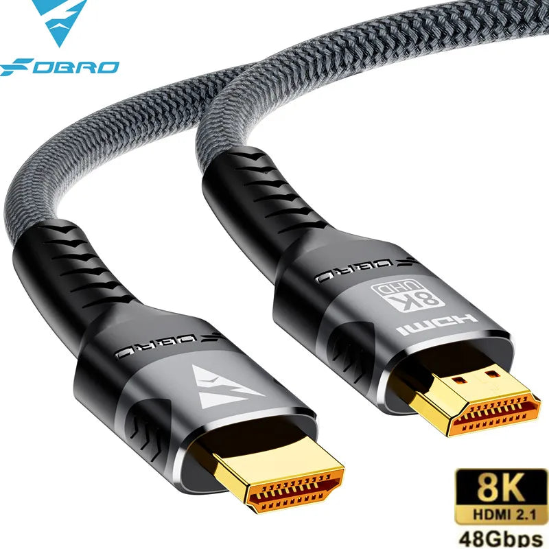 8K HDMI 2.1 Kabel 4K@120Hz 8K@60Hz 48Gbps EARC ARC HDCP Ultra High Speed HDR für RTX Videokabel PC Laptop Projektor HD TV PS5