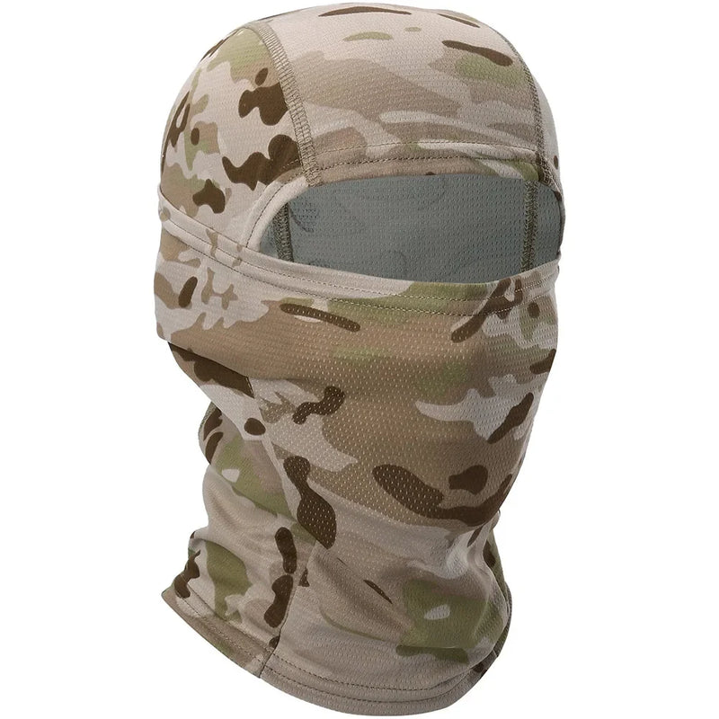 Camouflage Balaclava Full Face Breathable Full Face Scarf Mask Hiking Cycling Hunting Bike Head Cover Tactical Airsoft Cap Men - PST PS Tradings