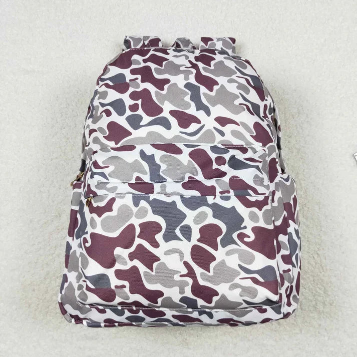 Kids Bags Camouflage Western Flower Pattern Bag Children Fashion Outdoor Backpack With Zipper Toddle School Bag Baby Mochila - PST PS Tradings