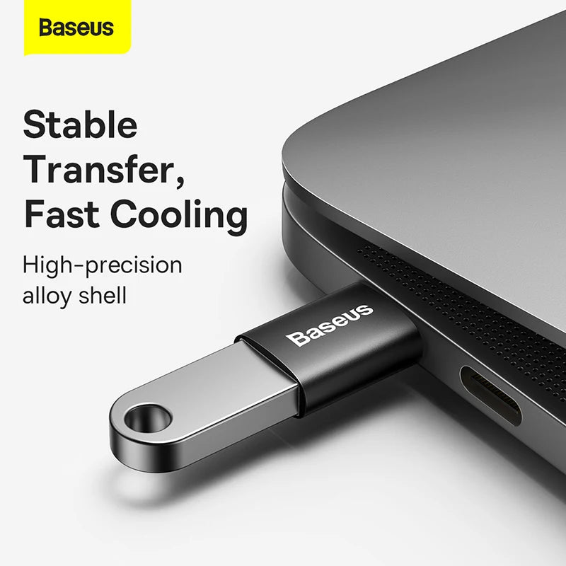 Baseus USB 3.1 OTG-Adapter USB Typ C auf USB-Buchse Konverter für MacBook Pro Air Samsung S22 Xiaomi USB-C USBC OTG-Anschluss