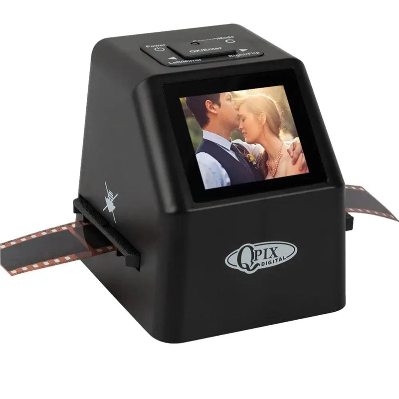 QPIX 22 MP 35mm Portable Film Scanners 135 110 126KPK Super 8 Negative Slide Holder Photo Scanner Film Digital Converter - Property & Safety Tradings