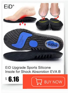 EiD Silicon Gel Insoles Foot Care for Plantar Fasciitis orthopedic Massaging Shoe Inserts Shock Absorption Shoe pad Unisex