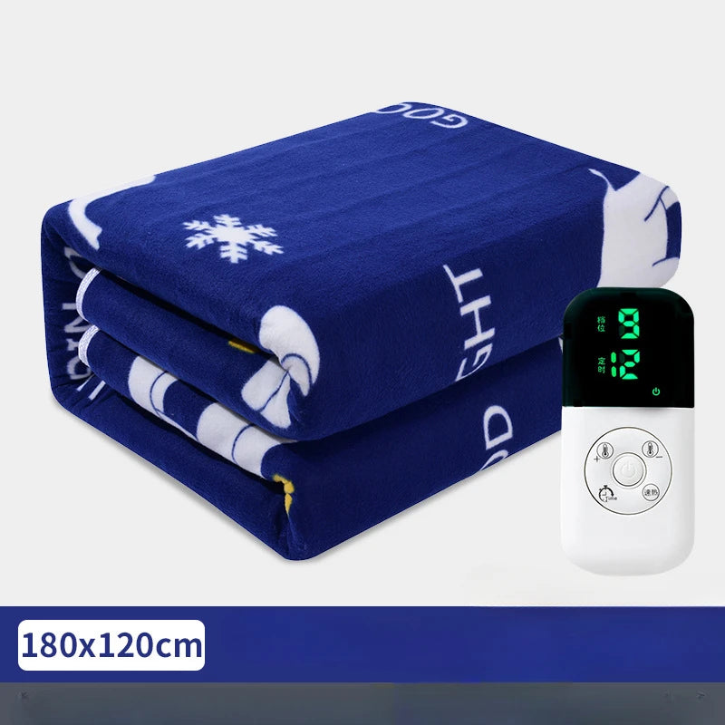 Electric Heating Blanket Automatic Thermostat Warmer Bed Mattress EU Plug 220V Electric Heated Carpets Mat Pad - PST PS Tradings