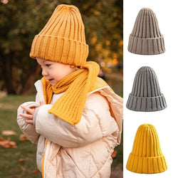 Solid Color Knitted Baby Beanie Winter Spring Warm Crochet Boys Girls Hat Toddler Kids Cap Baby Bonnet Hat - PST PS Tradings