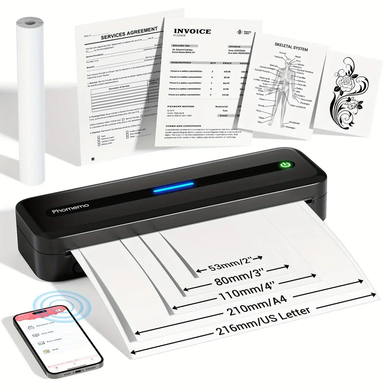 Folded Printing A4 Thermal Printer Paper Roll Printer For A40 Quick Dry Thermal Paper For Photo Picture PDF Print Transfer Paper - PST PS Tradings