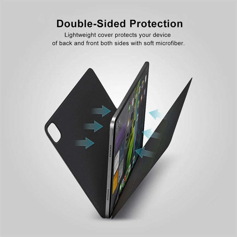 Case for iPad Pro 11 13 2024 M4 Case Tablet Cover for iPad Air 11 13 M2 5 4 Pro 12.9 inch 10th Generation Case Magnetic Cover - PST PS Tradings