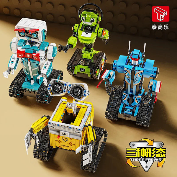 3IN1 City Technical RC Car Robot Excavator Racing Car Building Blocks Remote Control Excavator Truck Bricks Gift Toys for Boys - Property & Safety Tradings