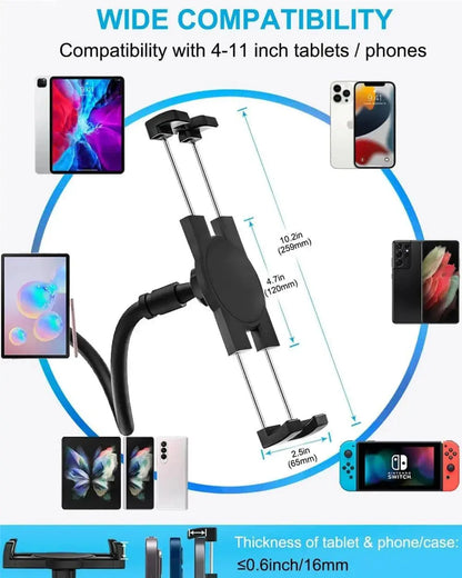 Flexible Long Arm Tablet Stand Holder for Bed Desk 5-11’’ Phone Tablet Support for Xiaomi Huawei Samsung Teclast IPad Tab Stand - Property & Safety Tradings