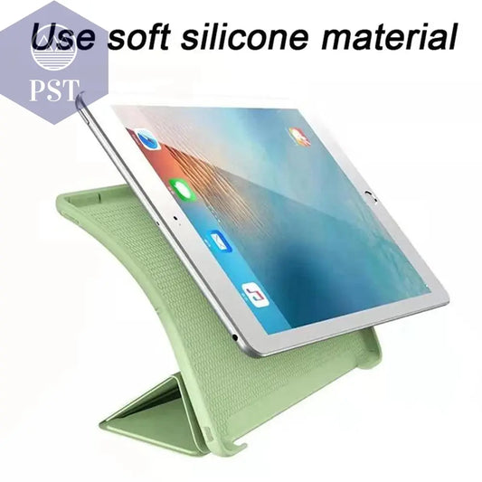 Slim Case for Apple iPad 10 10th generation 10.9 ich 2022 A2757 A2777 A2696 Silicon Leather Smart Cover with Auto Sleep Wake - PST PS Tradings