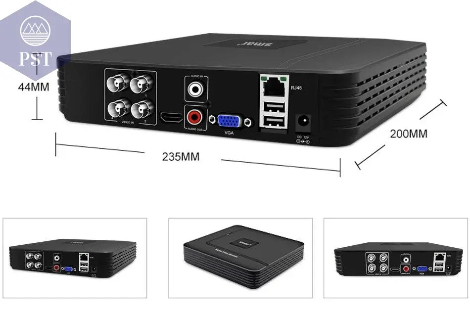 Smar 5MP Security Camera System Witth 18M Wired Cable Video Surveillance Kit Indoor Outdoor Waterproof CCTV Camera 5 in 1 DVR PST PS Tradings  PST PS Tradings  PST PS Tradings
