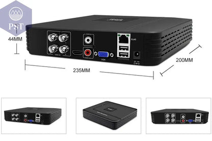 Smar 5MP Security Camera System Witth 18M Wired Cable Video Surveillance Kit Indoor Outdoor Waterproof CCTV Camera 5 in 1 DVR PST PS Tradings  PST PS Tradings  PST PS Tradings