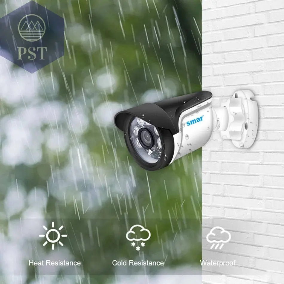 Smar 5MP Security Camera System Witth 18M Wired Cable Video Surveillance Kit Indoor Outdoor Waterproof CCTV Camera 5 in 1 DVR PST PS Tradings  PST PS Tradings  PST PS Tradings