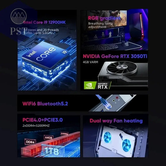 Topton Mini PC Gaming Computer i9 RTX4060 WiFi 6 PST PS Tradings Desktop PST PS Tradings  PST PS Tradings