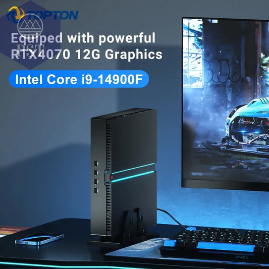 Topton Mini PC i9 14900F RTX 4070 12G Gaming PST PS Tradings  PST PS Tradings i5-13400F-4060-8G-64GB-DDR5-2TB-SSD PST PS Tradings Topton Mini PC i9 14900F RTX 4070 12G Gaming