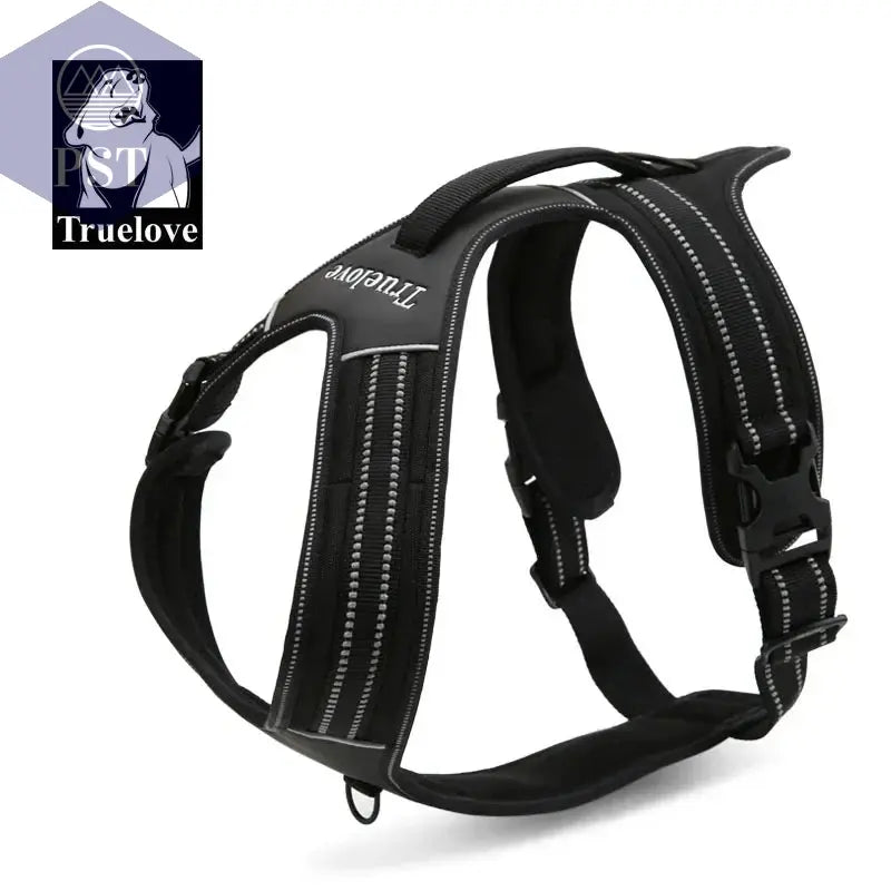 Truelove Sport Nylon Reflektierende Keine Pull Hund Harness Outdoor Abenteuer Pet Weste mit Griff xs bis xl 5 farben in lager fabrik       PST PS Tradings