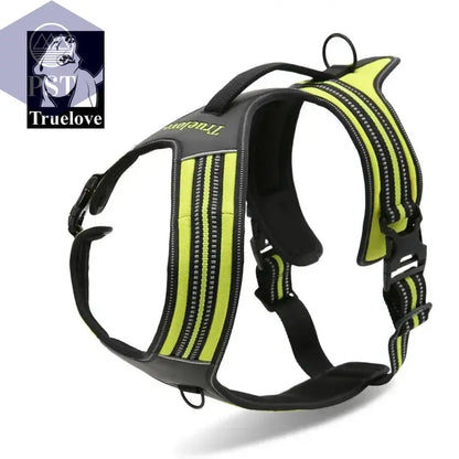 Truelove Sport Nylon Reflektierende Keine Pull Hund Harness Outdoor Abenteuer Pet Weste mit Griff xs bis xl 5 farben in lager fabrik       PST PS Tradings