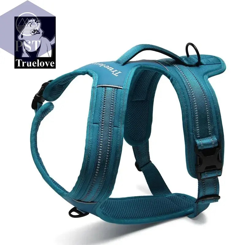 Truelove Sport Nylon Reflektierende Keine Pull Hund Harness Outdoor Abenteuer Pet Weste mit Griff xs bis xl 5 farben in lager fabrik       PST PS Tradings