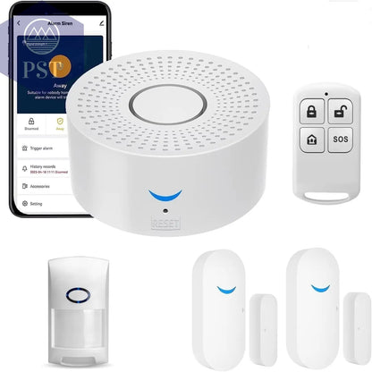 Tuya Wifi Smart Home Alarm System 433 Mhz Einbrecher Sicherheit Alarm Sirene Smart Leben App Control Wireless Home Alarm Kits PST PS Tradings  PST PS Tradings F PST PS Tradings Tuya Wifi Smart Home Alarm System 433 Mhz Einbrecher Sicherheit Alarm Sirene Smart Leben App Control Wireless Home Alarm Kits