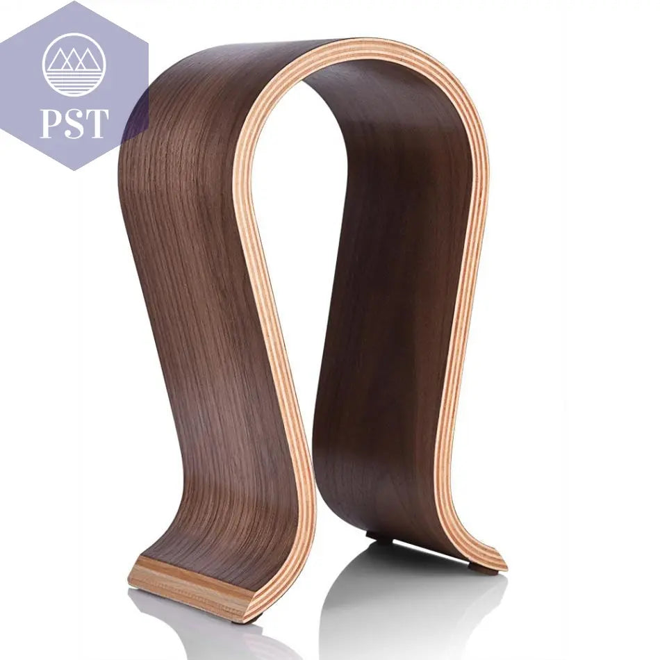 U-Shaped Wooden Headphones Stand       PST PS Tradings