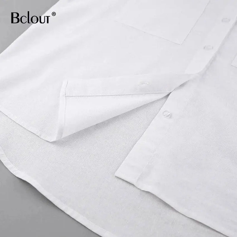 Bclout Summer Linen Ruffle Shorts Sets Women 2 Pieces 2024 Lantern Sleeve  White Tops Loose Elastic Waist Shorts Suits Vacation - Property & Safety Tradings