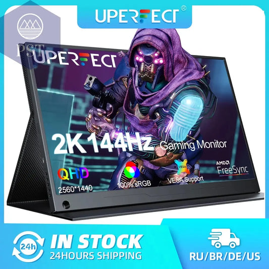 UPERFECT 2K 144Hz Portable Gaming Monitor 17.3 Inch HDR FreeSync HDMI Type C Second Screen For Laptop PC Mac Phone Game Console PST PS Tradings  PST PS Tradings  PST PS Tradings UPERFECT 2K 144Hz Portable Gaming Monitor 17.3 Inch HDR FreeSync HDMI Type C Second Screen For Laptop PC Mac Phone Game Console