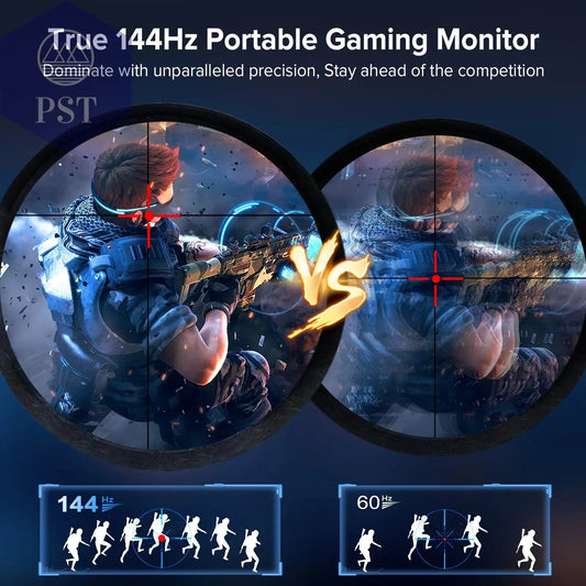UPERFECT 2K 144Hz Portable Gaming Monitor 17.3 Inch HDR FreeSync HDMI Type C Second Screen For Laptop PC Mac Phone Game Console PST PS Tradings  PST PS Tradings  PST PS Tradings UPERFECT 2K 144Hz Portable Gaming Monitor 17.3 Inch HDR FreeSync HDMI Type C Second Screen For Laptop PC Mac Phone Game Console