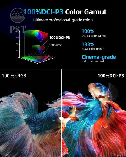UPERFECT 2K 144Hz Portable Monitor 18" 100%DCI-P3 HDMI Computer Display Matte IPS Eye Care Laptop Second Screen for Mac PC Phone PST PS Tradings  PST PS Tradings  PST PS Tradings UPERFECT 2K 144Hz Portable Monitor 18" 100%DCI-P3 HDMI Computer Display Matte IPS Eye Care Laptop Second Screen for Mac PC Phone