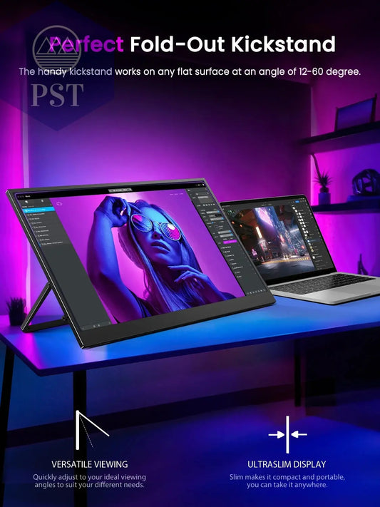 UPERFECT 4K Portable Monitor 17.3 " 3840*2160 100% Adobe IPS External Display Game PC Screen For Switch Laptop Mac Xiamo huawei PST PS Tradings  PST PS Tradings  PST PS Tradings UPERFECT 4K Portable Monitor 17.3 " 3840*2160 100% Adobe IPS External Display Game PC Screen For Switch Laptop Mac Xiamo huawei