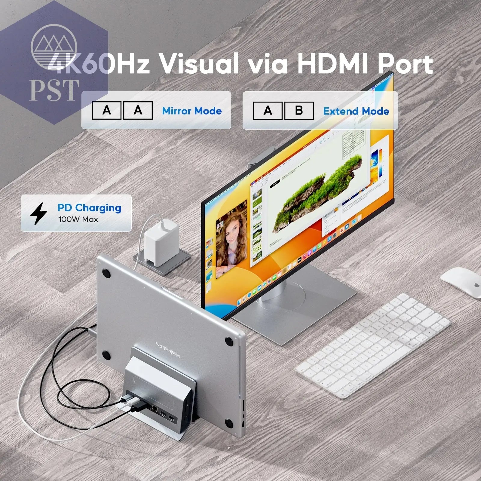 USB HUB 11-in-1 Docking Station SSD-Hub Mac Windows PST PS Tradings Docking PST PS Tradings  PST PS Tradings