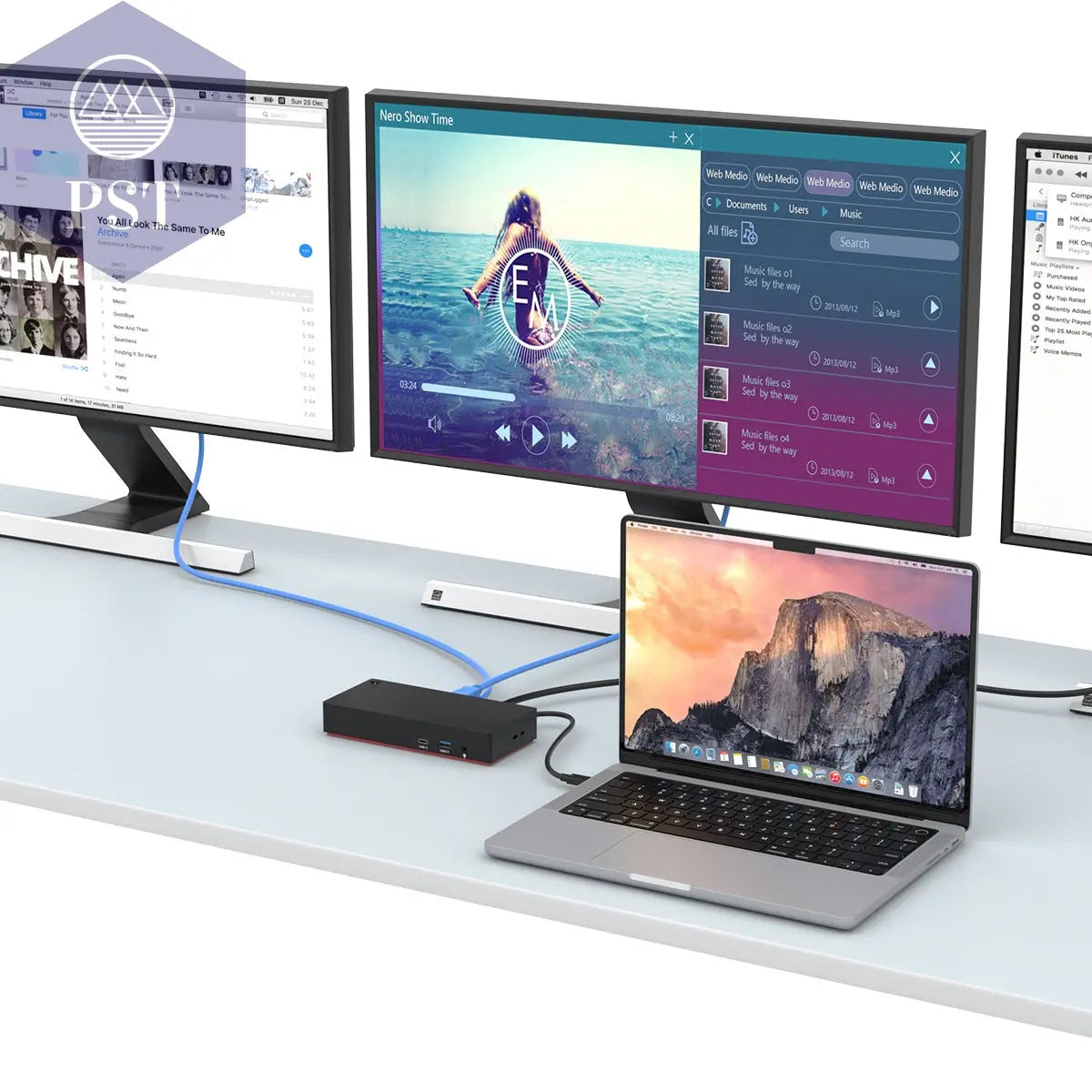 USB HUB Docking Station USB-C USB 3.0 HDMI 4k PST PS Tradings Zubehör PST PS Tradings  PST PS Tradings