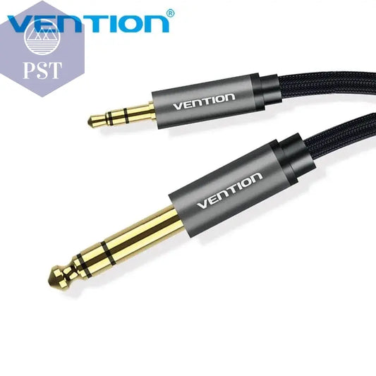 Vention Male to Male 3.5 mm to 6.35 mm Adapter Aux Cable for Mixer Amplifier Gold Plated 3.5 Jack to 6.5 Jack 3m 5m 10m Aux Cabo - Property & Safety Tradings