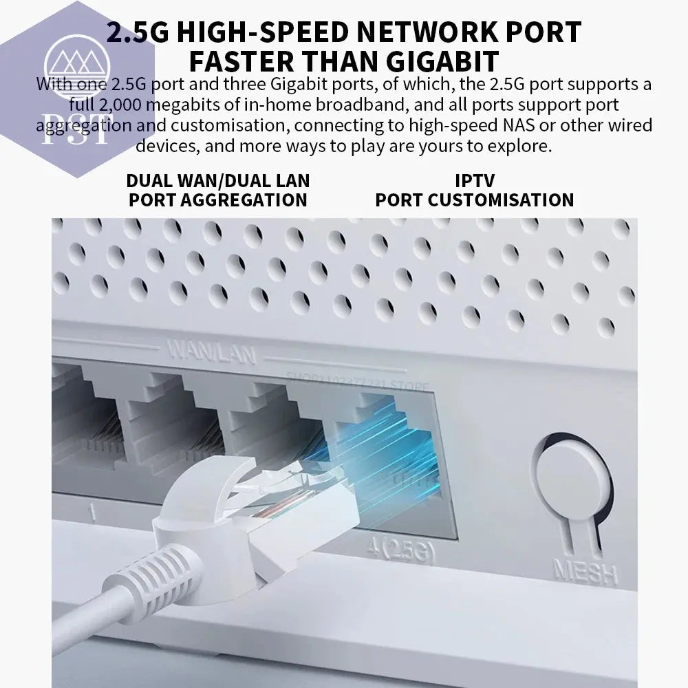 Xiaomi BE5000 Router WiFi 7 5000 Mbps Dual-Band PST PS Tradings Router PST PS Tradings  PST PS Tradings Xiaomi BE5000 Router WiFi 7 5000 Mbps Dual-Band Router