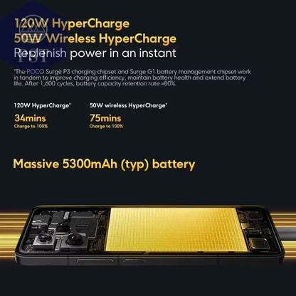 Xiaomi POCO F7 Ultra Smartphone 5G Snapdragon 8 Elite AMOLED Display 50MP Triple Kamera 5300Mah 120W Hypercharge Global Version Mobile Telefon PST PS Tradings  PST PS Tradings  PST PS Tradings