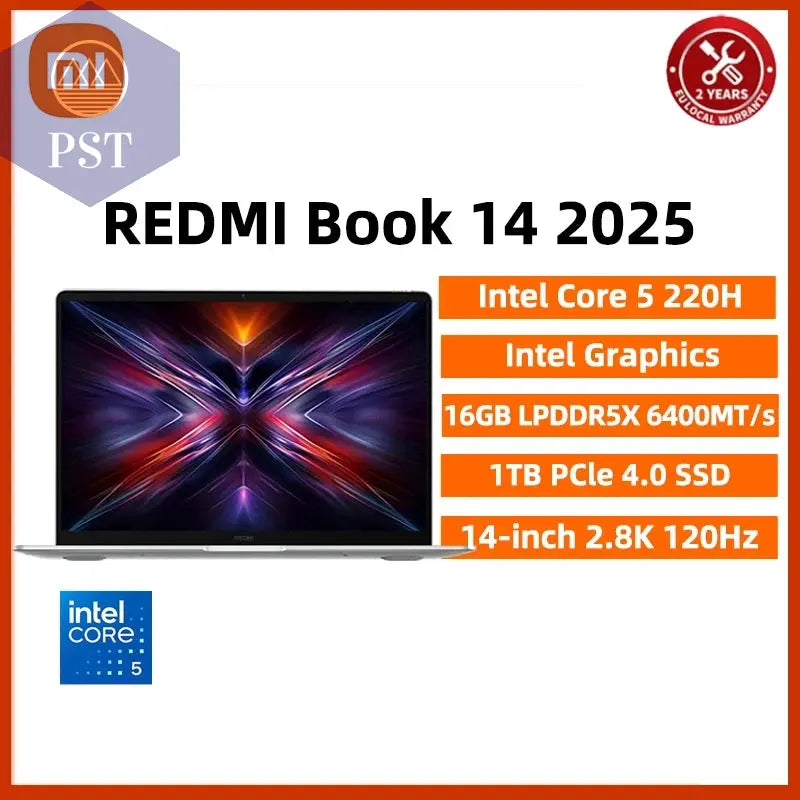 Xiaomi REDMI Book 14 - Leistungsstarker Laptop PST PS Tradings Laptop PST PS Tradings C5-220H-16GB-1T-spain PST PS Tradings Xiaomi REDMI Book 14 - Leistungsstarker Laptop Laptop