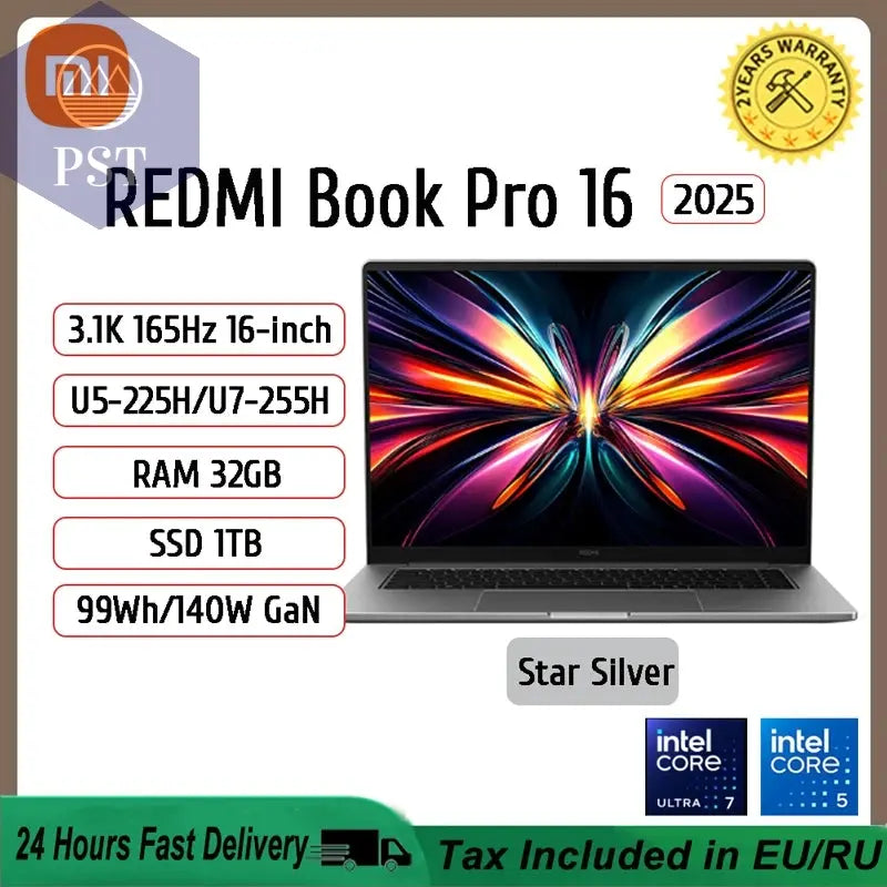 Xiaomi REDMI Book Pro 16 Gaming Laptop 32GB 1TB Ultra 7 Ultra 5 PST PS Tradings Laptop PST PS Tradings  PST PS Tradings