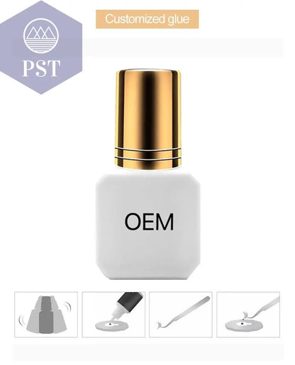 Yelix Eyelash Extension Glue 0.5-1 Sec Fast Dry Individual Lashes Glue Sensitive Eye Eyelash Glue Wholesale Customization PST PS Tradings  PST PS Tradings  PST PS Tradings