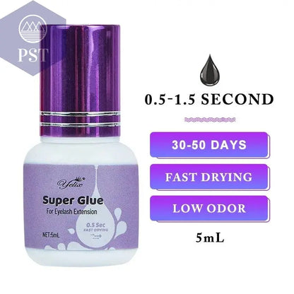 Yelix Eyelash Extension Glue 0.5-1 Sec Fast Dry Individual Lashes Glue Sensitive Eye Eyelash Glue Wholesale Customization PST PS Tradings  PST PS Tradings SG6 PST PS Tradings