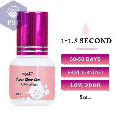 Yelix Eyelash Extension Glue 0.5-1 Sec Fast Dry Individual Lashes Glue Sensitive Eye Eyelash Glue Wholesale Customization PST PS Tradings  PST PS Tradings SGP6 PST PS Tradings