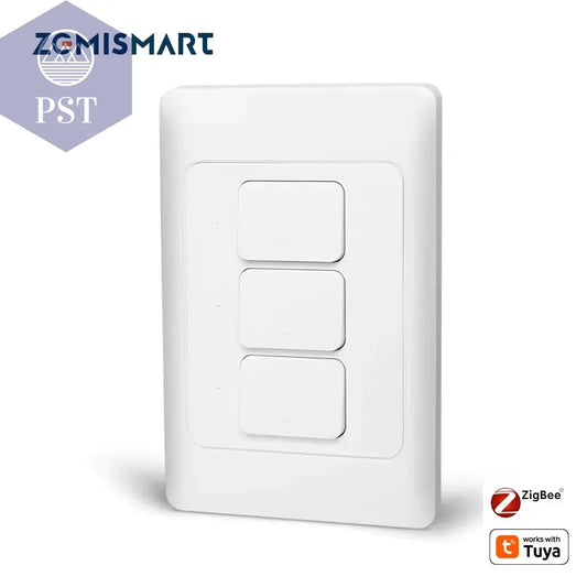 Zemismart Zigbee Lichtschalter Lichtsteuerung Funktioniert Mit Tuya Smart Life US AU Physische Wandschalter Push Button Interruptor PST PS Tradings  PST PS Tradings  PST PS Tradings Zemismart Zigbee Lichtschalter Lichtsteuerung Funktioniert Mit Tuya Smart Life US AU Physische Wandschalter Push Button Interruptor